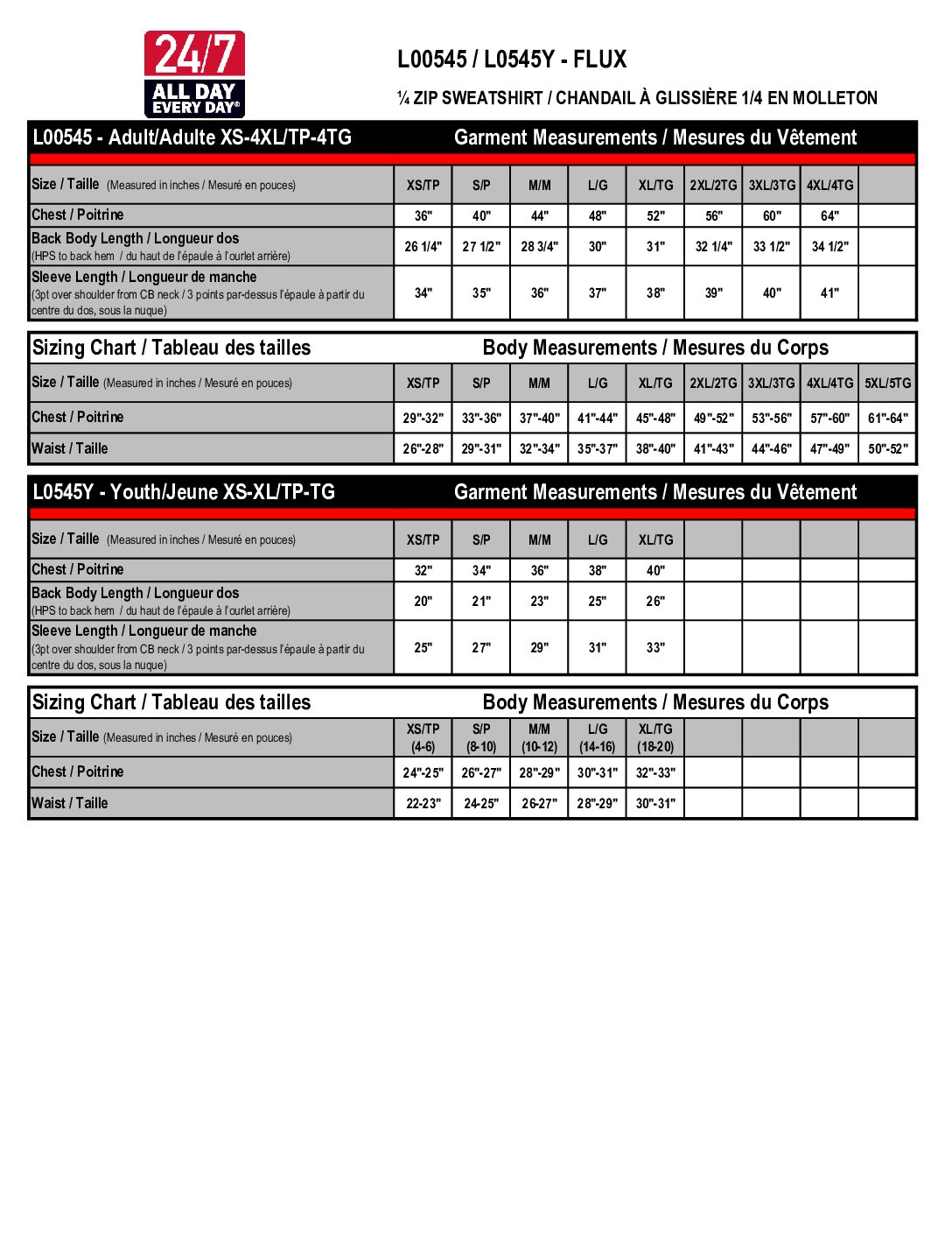 Sweat-shirt à fermeture éclair 1/4 – Image 3